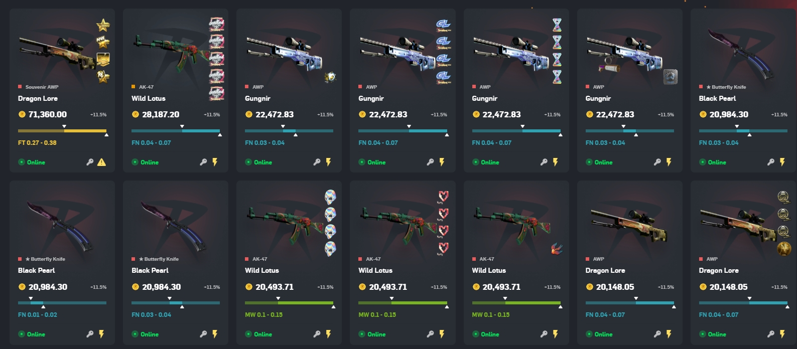 Купить скин на CSGOROLL